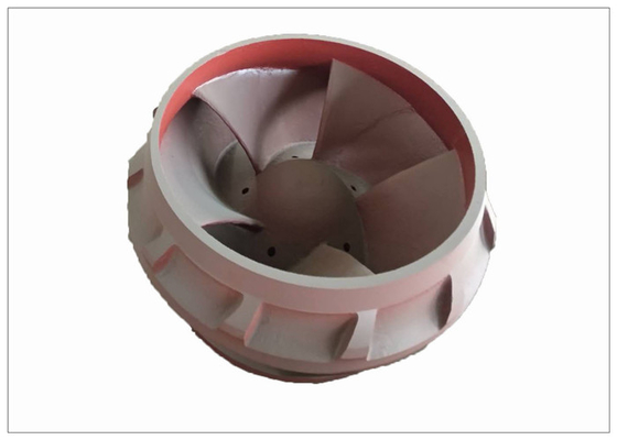 Mining Dredge Slurry Pump Impeller HRC 56-63 Abrasive Resistant