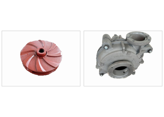 Mining Dredge Slurry Pump Impeller HRC 56-63 Abrasive Resistant