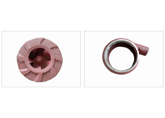 Hard Metal Centrifugal Sand Pump Impeller Liner 5 Blades 6/4E-