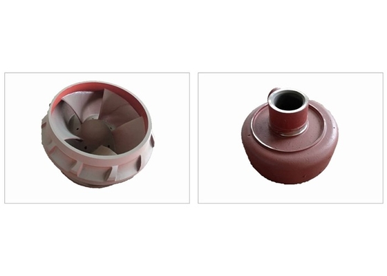 Horizontal Centrifugal 8/6E- Slurry Pump Impeller Liner 5 Blades