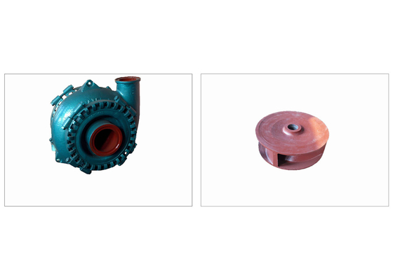 Mining A49 2 Inch Water Pump Impeller semi open Abrasion Resistant