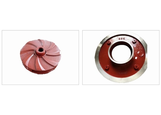 Mining A49 2 Inch Water Pump Impeller semi open Abrasion Resistant