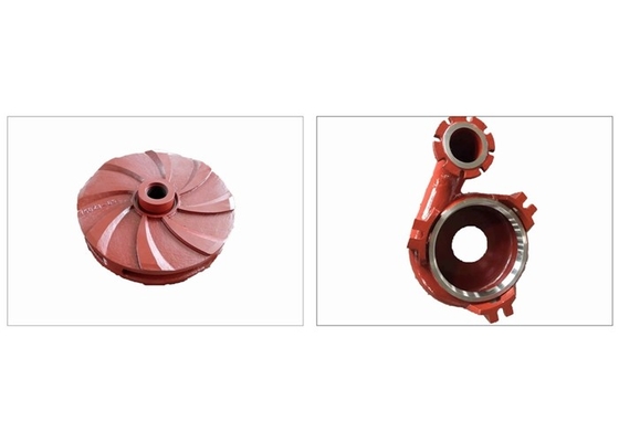 Mining A49 2 Inch Water Pump Impeller semi open Abrasion Resistant