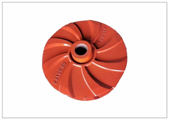 Mining A49 2 Inch Water Pump Impeller semi open Abrasion Resistant