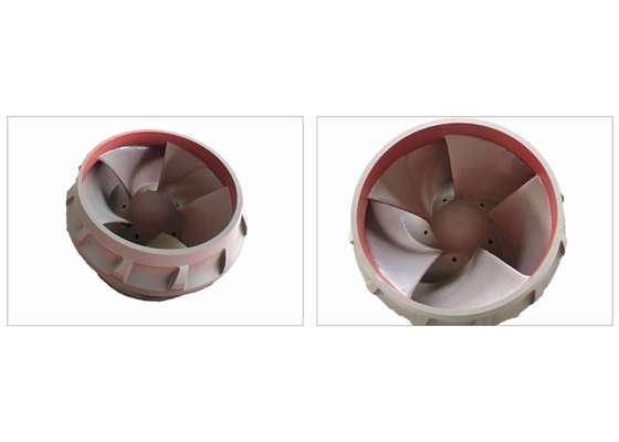 Iron Mining Pump Semi Open High Chrome Impeller Anti Abrasive Long Life