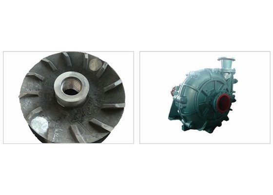 Iron Mining 200L/M Slurry Pump Parts 1''-18'' Outlet Closed Impeller