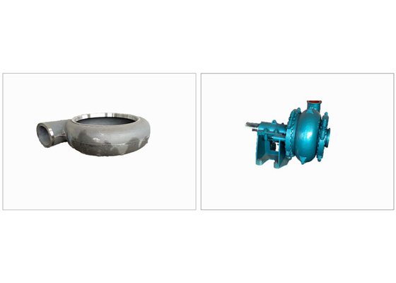 1 - 18 Inch Outlet Dredge Pump Parts Hard Metal Impeller Front Cover