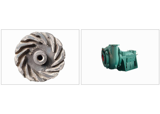 1 - 18 Inch Outlet Dredge Pump Parts Hard Metal Impeller Front Cover