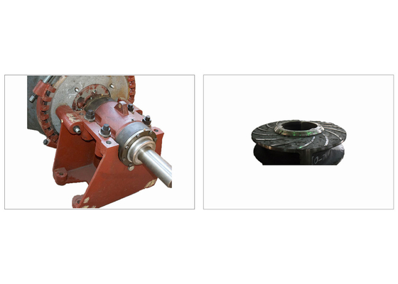 380V 400V Sand Pump Parts Anti Abrasive 2&quot;-20&quot; Outlet Impeller